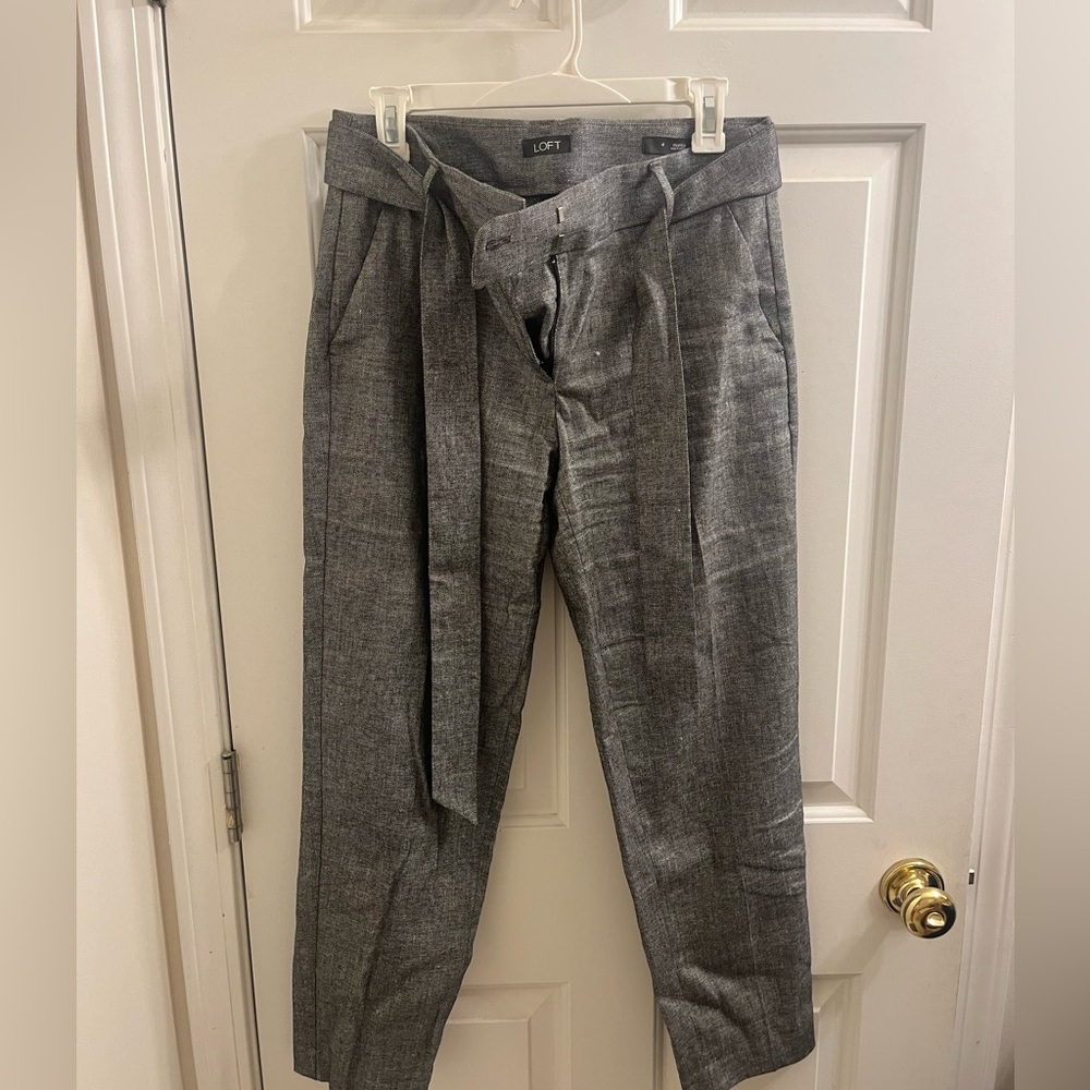 Loft tie waist Marisa pants